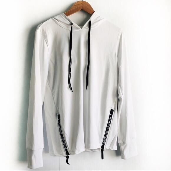 NEW! Bebe Sport hooded sweatshirt front zippers - Picture 1 of 7